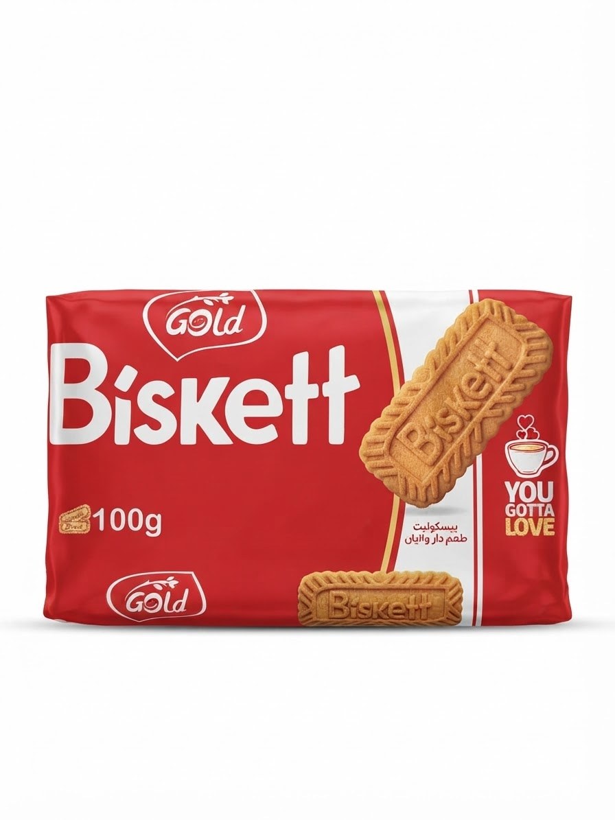 Печенье Biskett Gold 100г