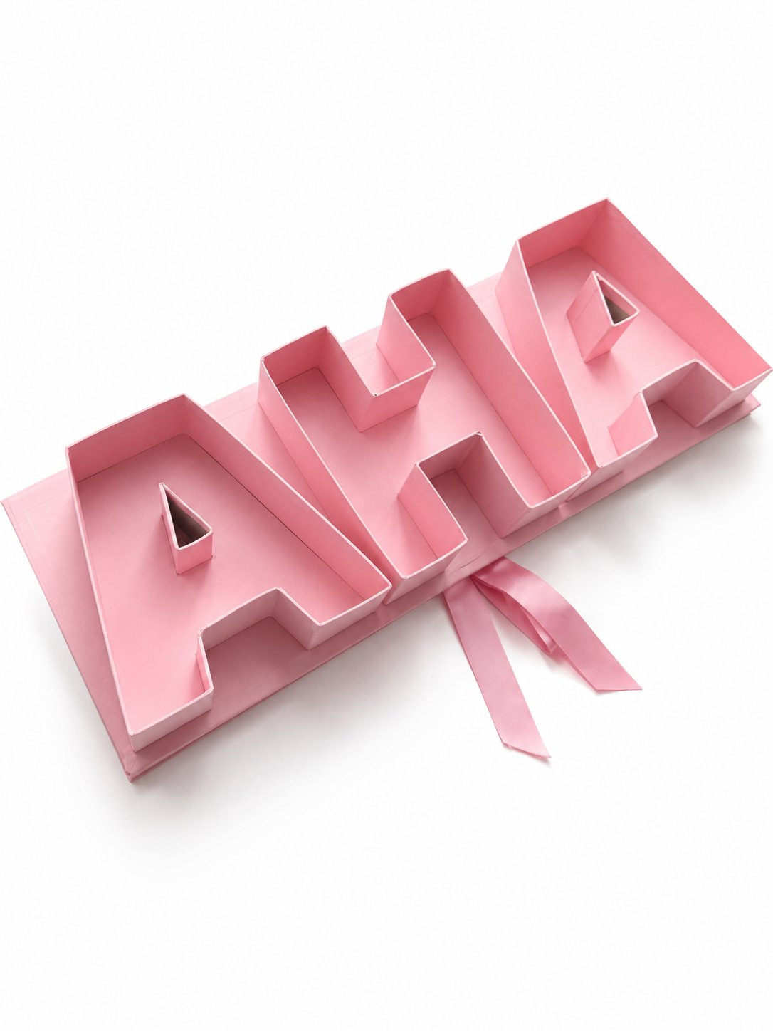 Коробка АНА с прозрач крыш розовый 46см