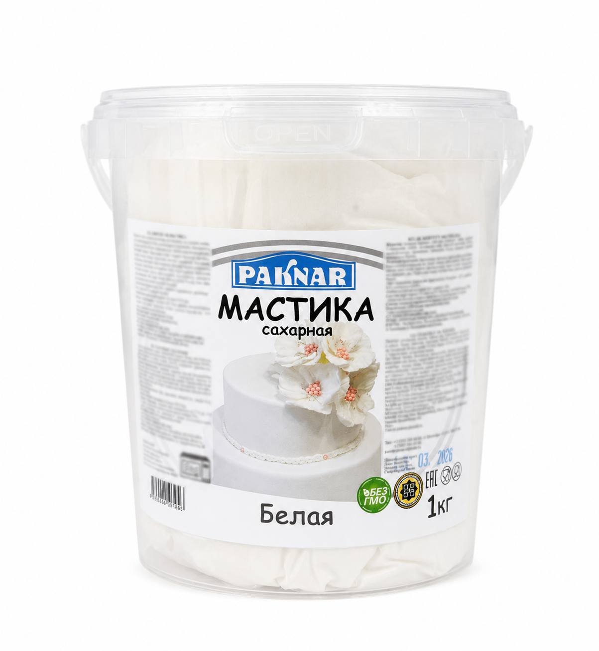 Мастика белая 1КГ Paknar