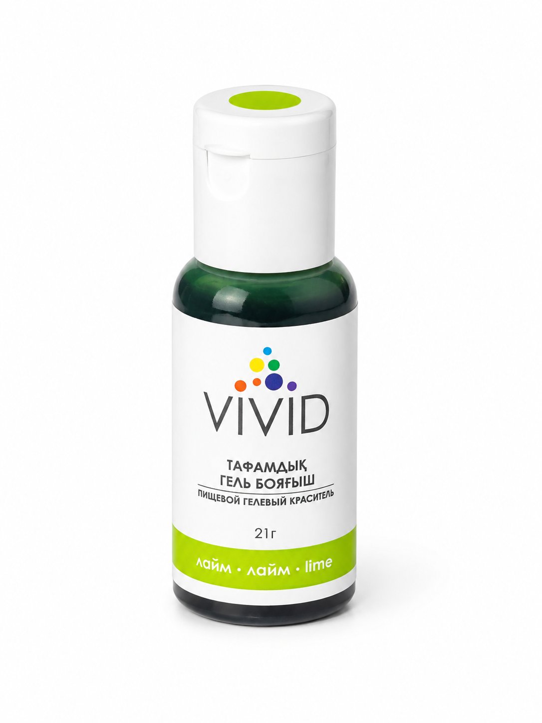 Краситель гелевый Vivid лайм 21гр