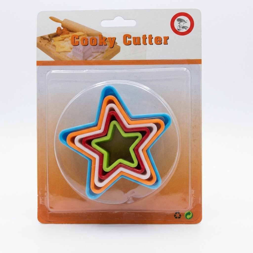 Вырубка пласт Звездочки 5в1